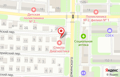 МРТ Спектр-Диагностика на 19-м артиллерийском переулке на карте