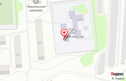 Детский сад, пос. Подвязновский на карте