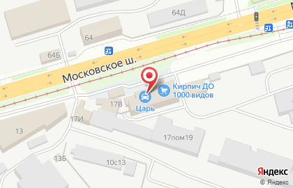 ЦАРь на Московском шоссе на карте