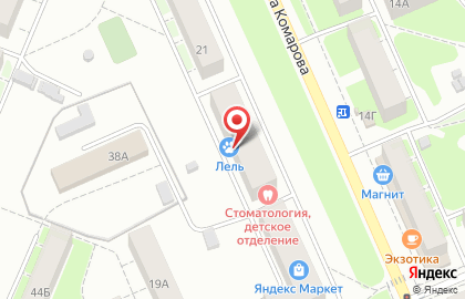 IT-компания Seo52 на улице Космонавта Комарова на карте