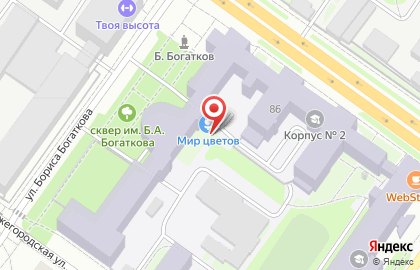 Салон Мир цветов в Кировском районе на карте