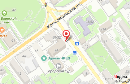 Старооскольская городская прокуратура на Пролетарской улице на карте