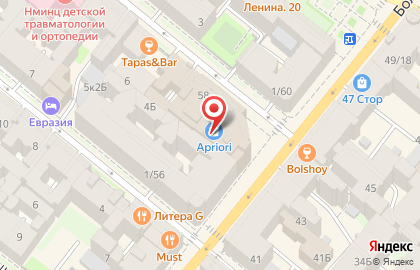 Ателье Elegance в Петроградском районе на карте