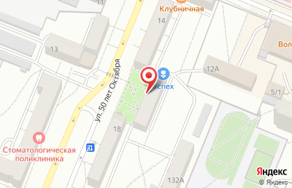 Чибис на улице 50 лет Октября на карте