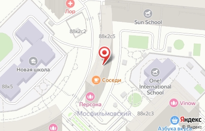Московское бюро ремонта на Мосфильмовской улице на карте