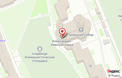 Свято-Троицкая Александро-Невская лавра, мужской монастырь на карте