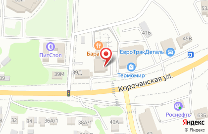 БелПаркТорг-Сервис на Корочанской улице на карте