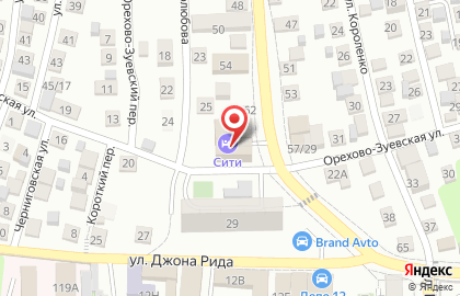 Гостиница City в Астрахани на карте