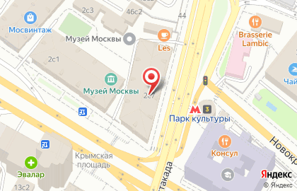 Кафе Proviant на Зубовском бульваре на карте