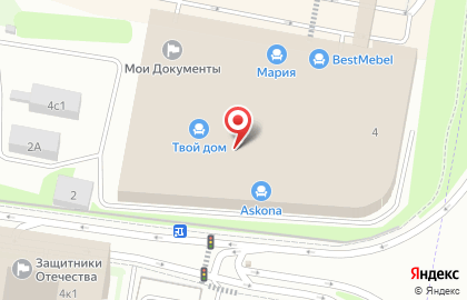 Салон мебели Nobiele на метро Мякинино на карте