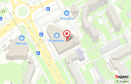 Берлога на проспекте Хрущёва на карте