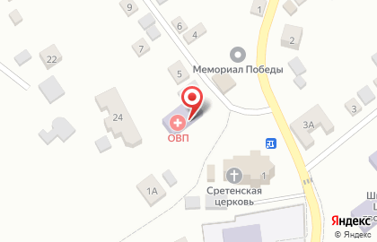 Отделение общей врачебной практики, пос. Старопышминск на карте