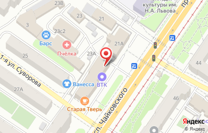 СЦ-ПРОФИ69 на проспекте Чайковского на карте