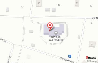 Детский сад г.п. Рощино в Санкт-Петербурге на карте
