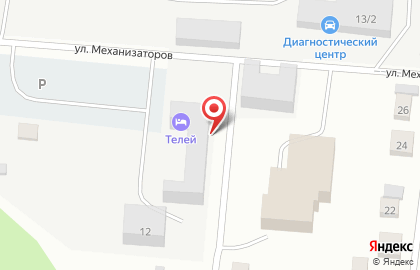 Гостиничный комплекс Телей на карте
