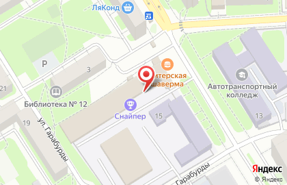 Продуктовый магазин в Смоленске на карте