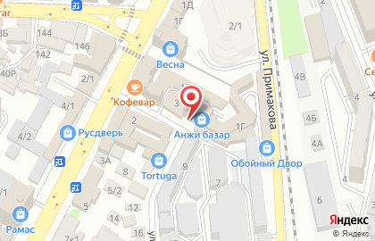 Продовольственный магазин в Ленинском районе на карте