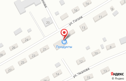 Продуктовый магазин в Новосибирске на карте