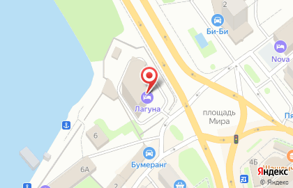 Магазин сувениров Лагуна на карте