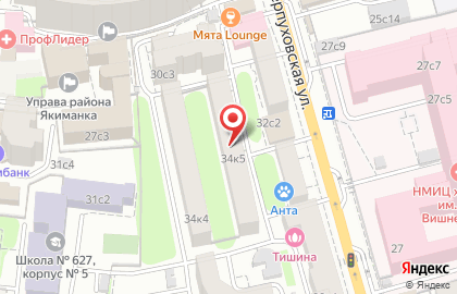 Салон Имидж на Большой Серпуховской улице на карте