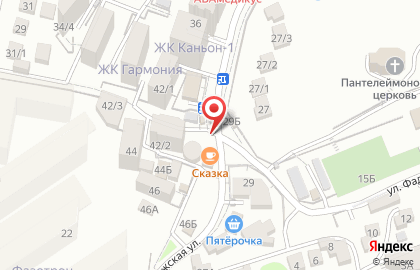Магазин фруктов и овощей в Центральном районе на карте