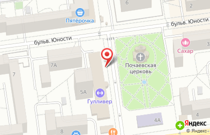 Магазин детских товаров Почемучка на бульваре Юности на карте
