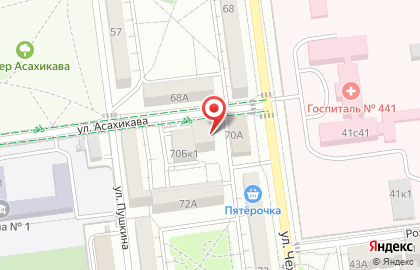 Непоседа на улице Чехова на карте