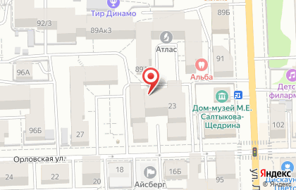 Анна на Орловской улице на карте