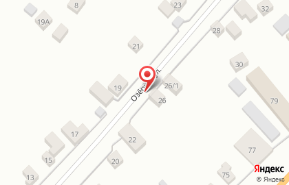 Автомагазин Елена на Озёрной улице на карте