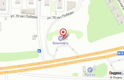 АЗС в Оренбурге на карте