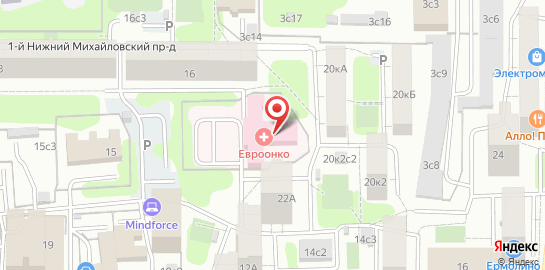Онкологический центр Евроонко на карте