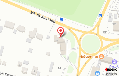 Производственная компания Завод Металлопрофиль на улице Комарова на карте