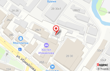 Кузница на ул. Измайлова, 28 к1 на карте