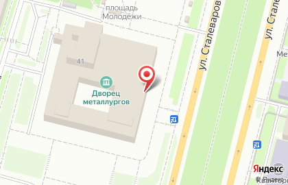 Детский развлекательный центр Солнечный Город на улице Сталеваров на карте