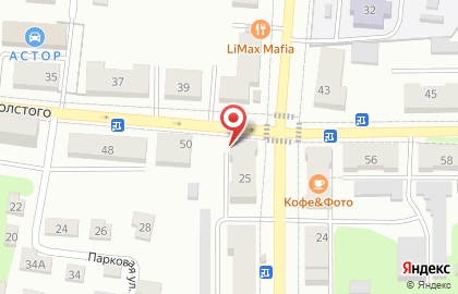 Магазин цветов Лотос на улице Льва Толстого на карте