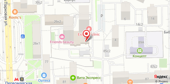 Студия красоты BrowstyleMosow на карте