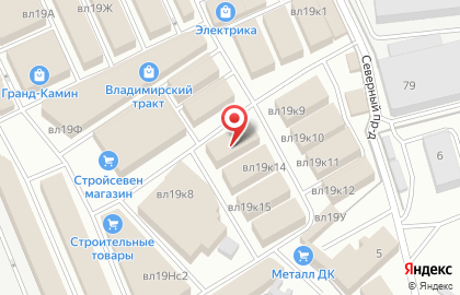 ОлимпПаркета на шоссе Энтузиастов на карте