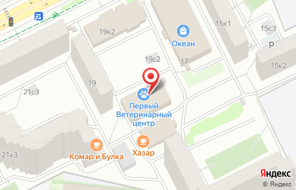 Ветеринарная клиника Ветпомощь «Любимчик» на метро Коломенская на карте