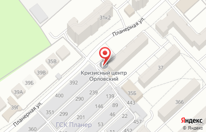 Участковая избирательная комиссия №82 на Планерной улице на карте