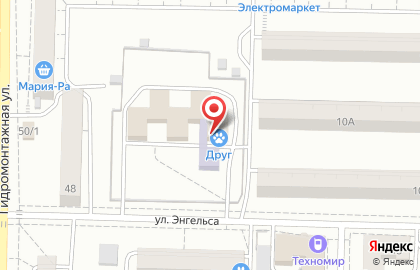 Парикмахерская Магия красоты в Советском районе на карте
