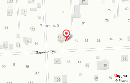 Магазин алкогольных напитков на Заречной улице на карте