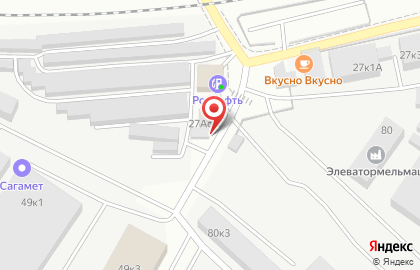 Шиномонтажная мастерская на улице Толмачёва на карте