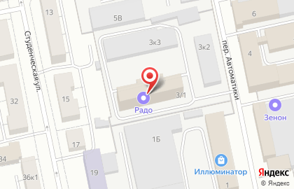 ООО "САМОЁ" в переулке Автоматики на карте