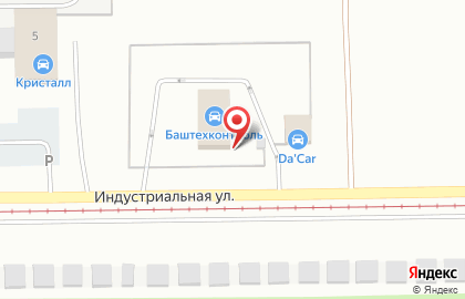 Станция технического осмотра Транспортный Технический Контроль на Индустриальной улице на карте