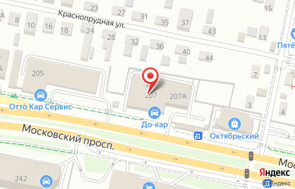 Страховая компания Эксклюзив Финанс на Московском проспекте, 207 на карте