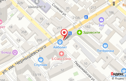 Ломбард Рубин на улице Чернышевского на карте