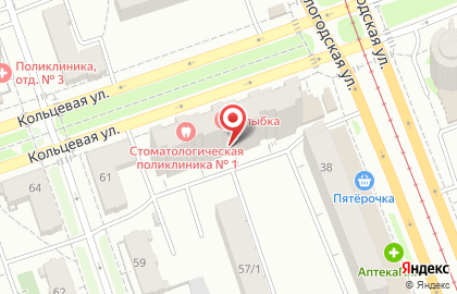Многопрофильный медицинский центр Улыбка на Кольцевой улице на карте