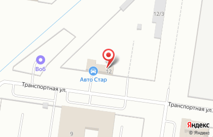 Пункт авторазбора Авто Стар в Автозаводском районе на карте