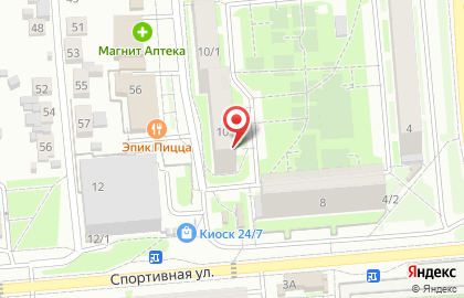 Центр развития Кругозор на Спортивной улице на карте
