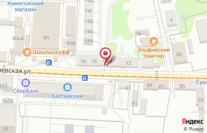 Магазин разливного пива Пивной мир в Московском районе на карте